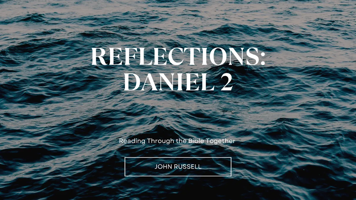 Blog Reflections: Daniel 2 Spirit of God Fellowship Church in South Holland, IL