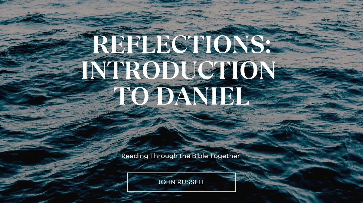 Blog Reflections: Daniel Intro Spirit of God Fellowship Church in South Holland, IL