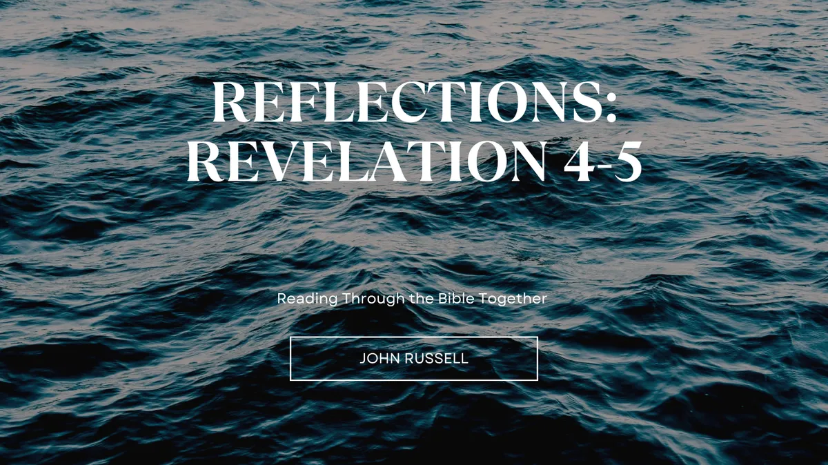 Blog Reflections: Revelation 4-5 Spirit of God Fellowship Church in South Holland, IL