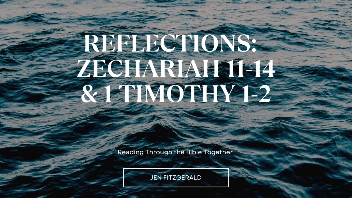 Blog Reflections: Zechariah 1 Timothy Spirit of God Fellowship Church in South Holland, IL