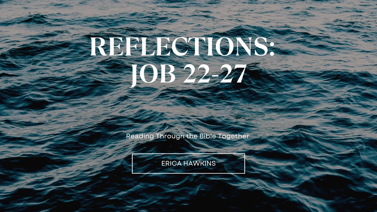 Reflections Job 22-27 Spirit of God Fellowship Church in South Holland, IL